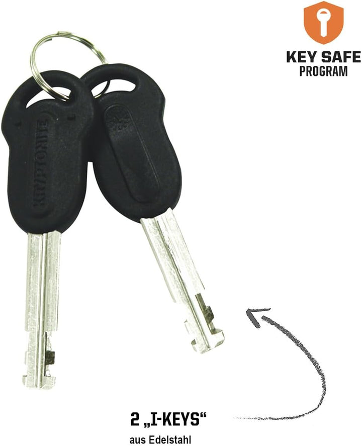 Kryptonite Kryptolok Mini 7-Verschluss Mit Griff, Schwarz/Silber, One Size Schwarz/ Silber, Schwarz/