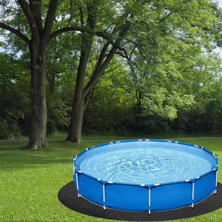 Pool Unterlage Outdoor | Poolunterlage Rund | rutschfest Poolmatte Pool Bodenschutzmatte Bodenfolien