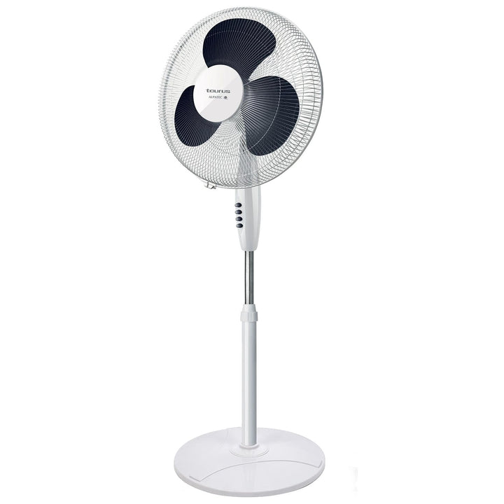 Taurus Greco 16CR Pure Standventilator, 40 W, runder Boden, Oszillationssystem, verstellbare Neigung