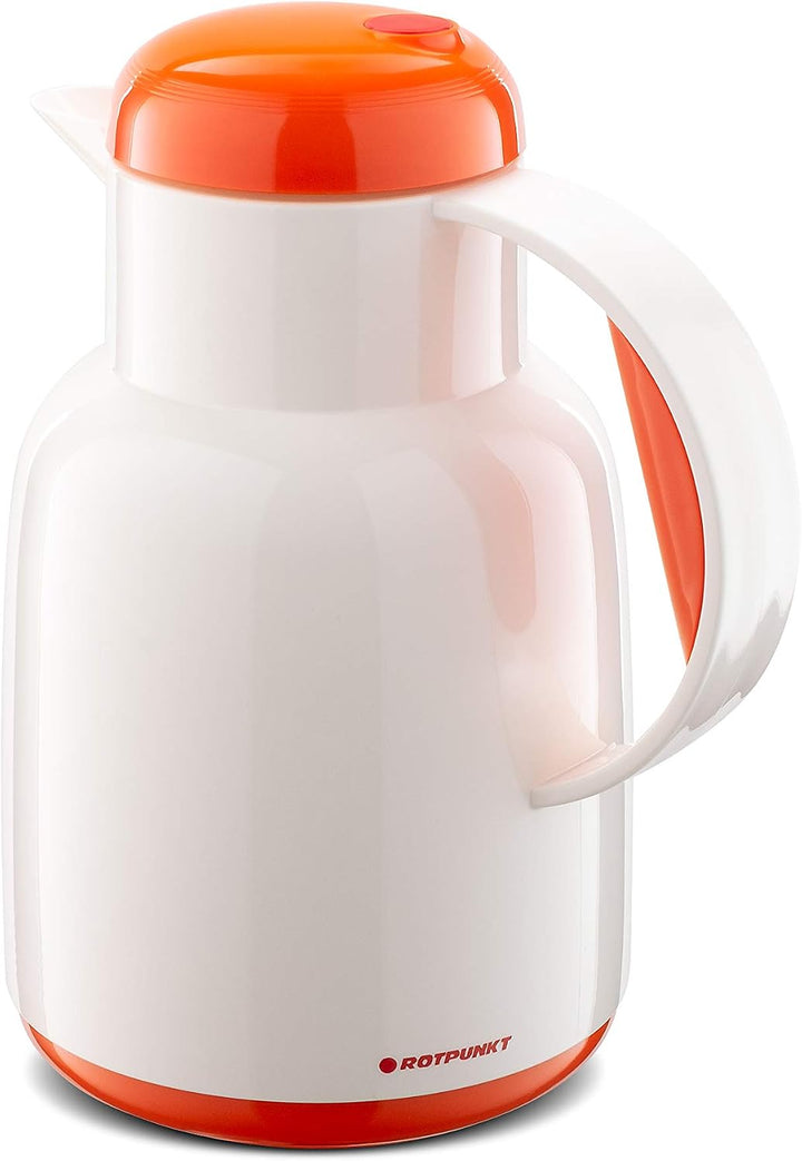 ROTPUNKT Isolierkanne 970 JENNE 1,0 l | Zweifunktions-Drehverschluss | BPA Frei- gesundes Trinken |