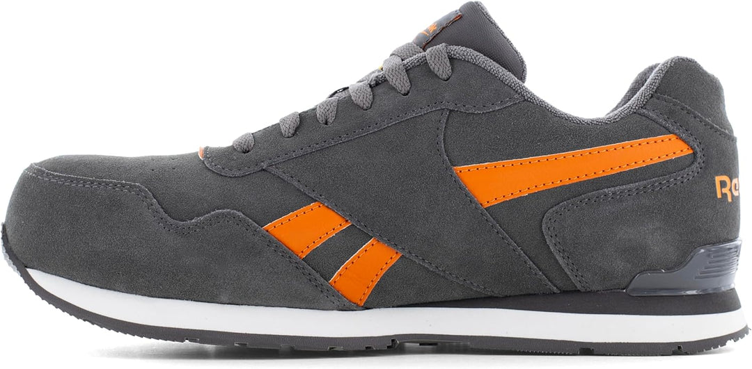 Reebok Herren Royal Glide Sneaker 36 EU Gris Orange, 36 EU Gris Orange