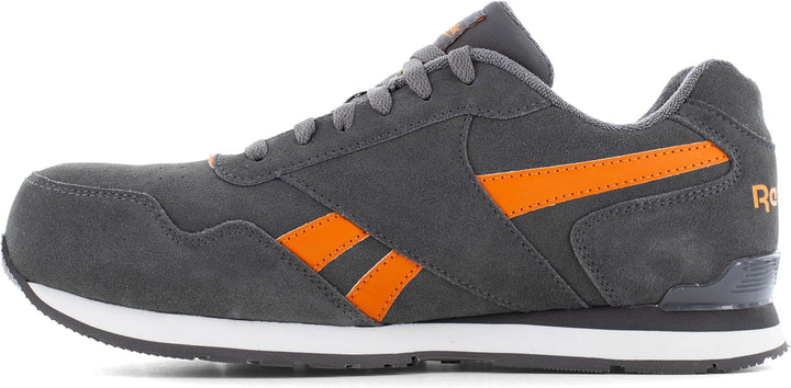 Reebok Herren Royal Glide Sneaker 36 EU Gris Orange, 36 EU Gris Orange