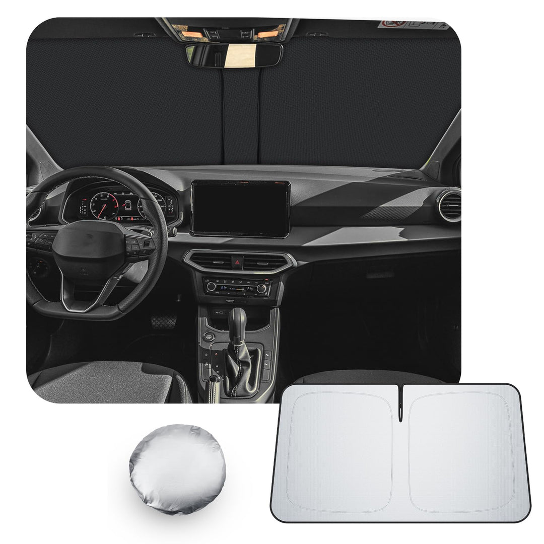 [Upgrade] CDEFG Kompatibel mit Seat Arona KJ7 FR 2016-2025 2026 Sonnenschutz Abdeckungen Frontscheib