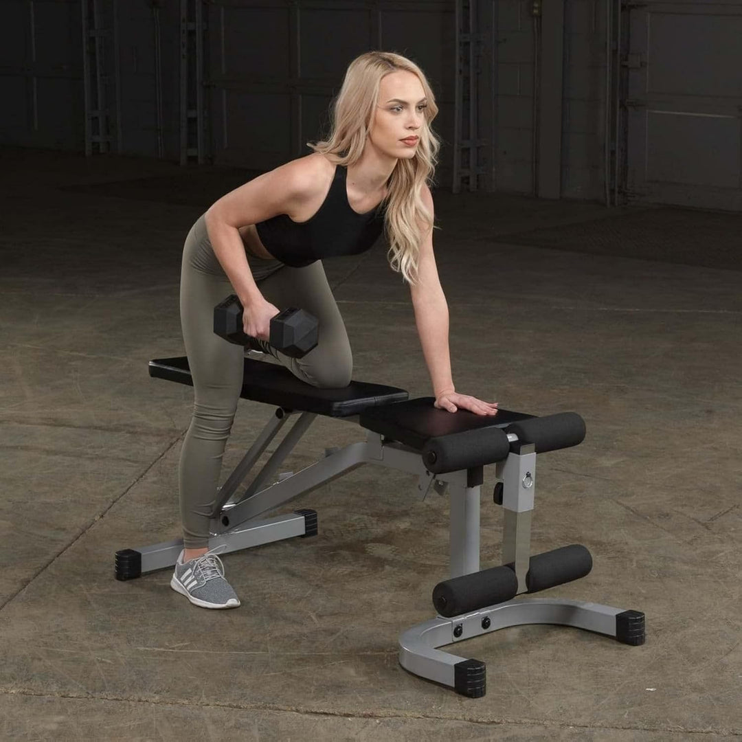 BODY-SOLID PFID-130 Powerline-Serie 3in1 Hantelbank Kombibank Schrägbank Flachbank Negativbank