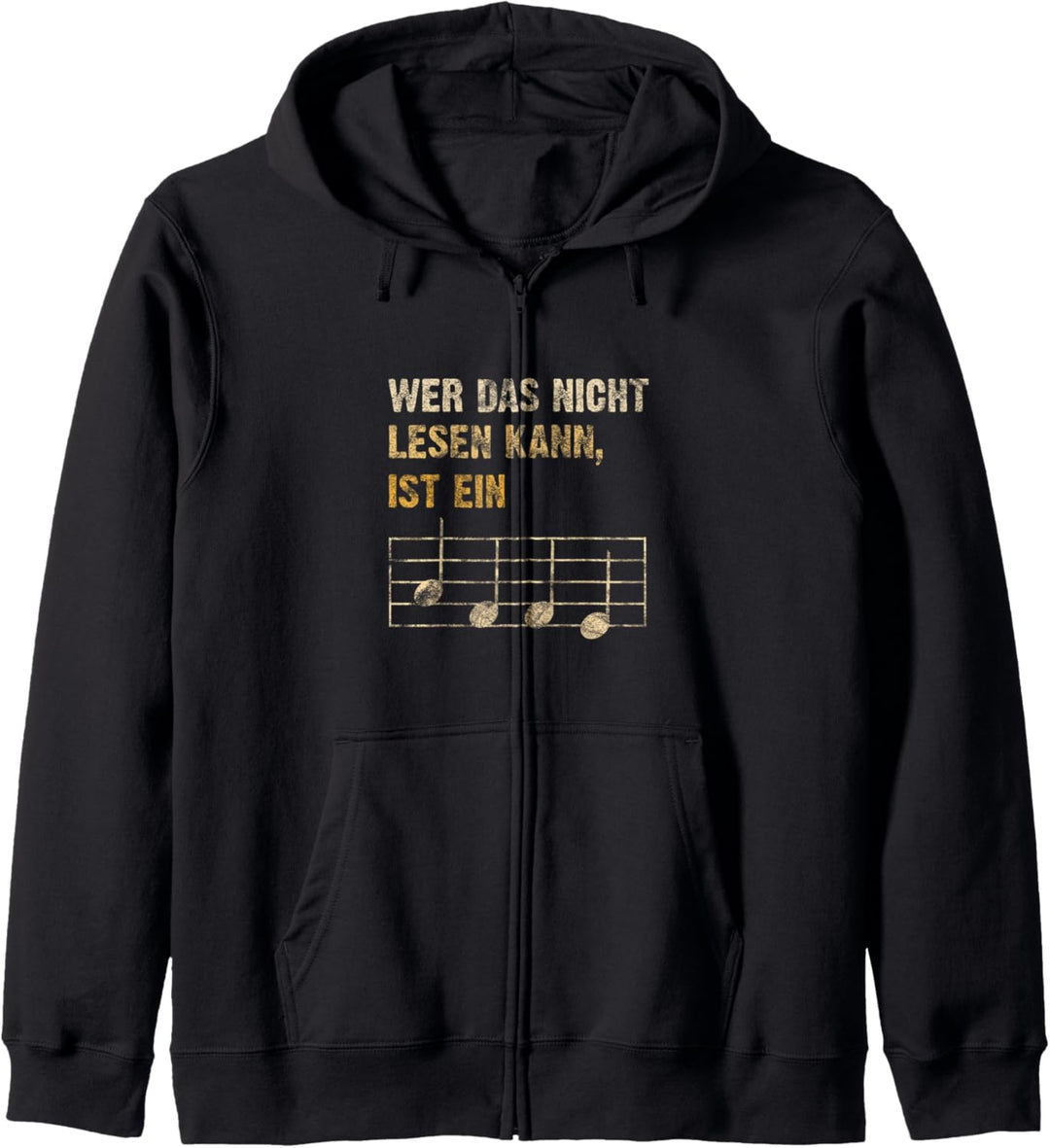 Wer Das Nicht Lesen Kann Ist ein Affe Musik Theorie Musiker Kapuzenjacke