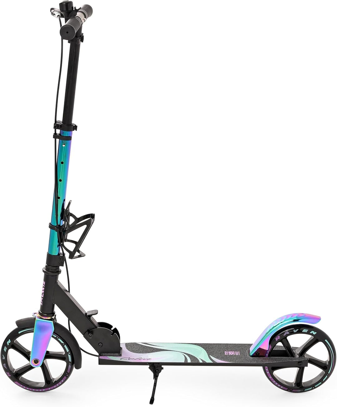 Raven Scooter, Roller, Tretroller, Kinderroller, 200mm mit Handbremse Celia Black, Celia Black