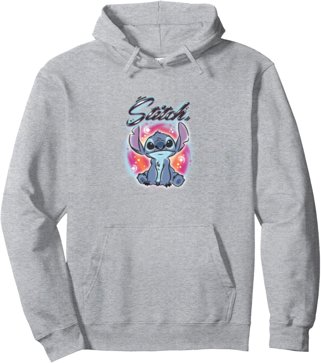 Disney Lilo & Stitch Airbrushed Stitch Pullover Hoodie