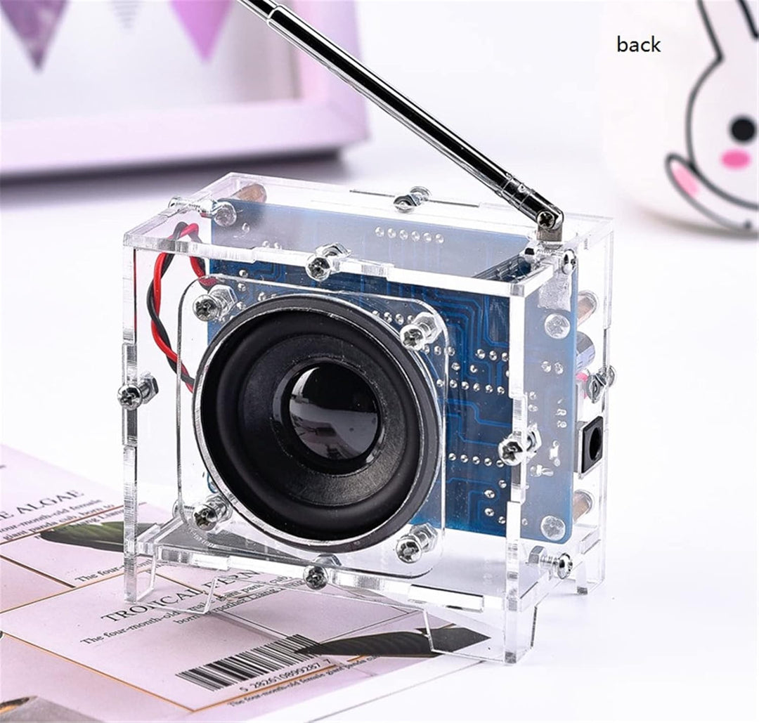 DIY Radio FM Empfänger Kit - Digitalradio 87MHz-108MHz Einstellbar Wireless Empfänger Lautsprecher m