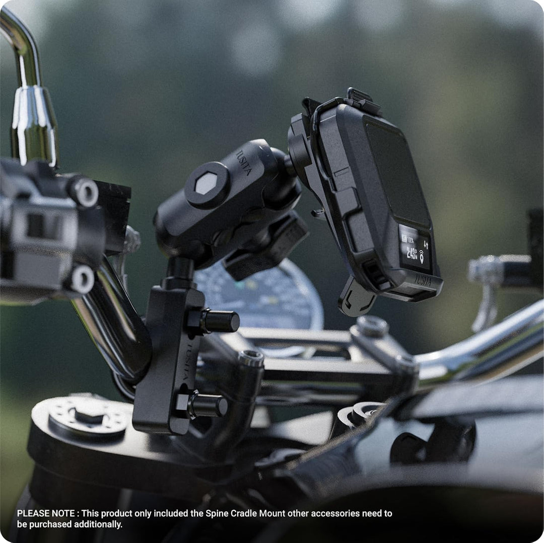 TUSITA Spine Cradle Halterung Kompatibel mit Garmin inReach Messenger Plus Satelliten Kommunikator -