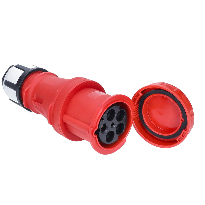 as - Schwabe 61429 MENNEKES CEE-Kupplung 400V 125A, rot, mit Schraubanschluss CEE Kupplung 400 V / 1