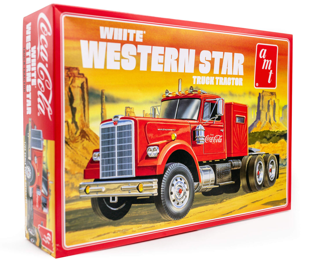 AMT AMT1160 1:25 White Western Star Semi Traktor (Coca Cola)