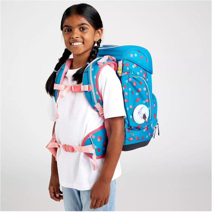 ergobag cubo Set ergonomischer Schulranzen, Vorgänger-Kollektion, klassisch 5-teilig 1. Klasse Grund