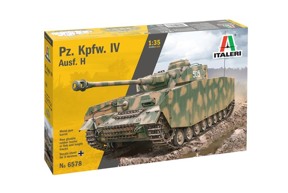 Italeri 6578S 1:35 Dt. Pz.Kpfw. IV KwK 40L/48 - Standmodellbau, Basteln, Hobby, Kleben, Plastikbausa