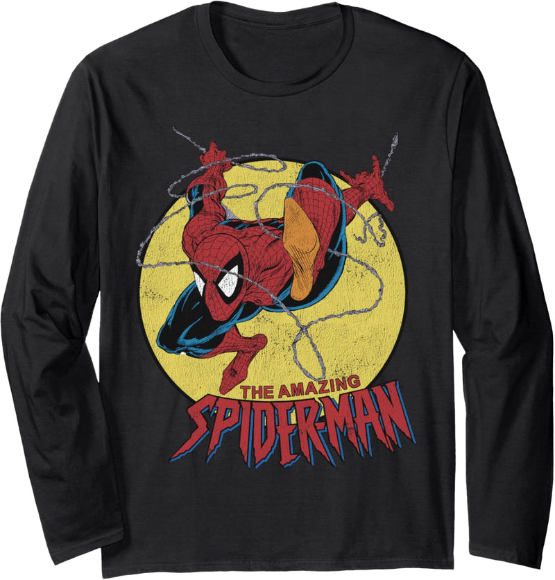 Marvel The Amazing Spider-Man Circle Portrait Langarmshirt