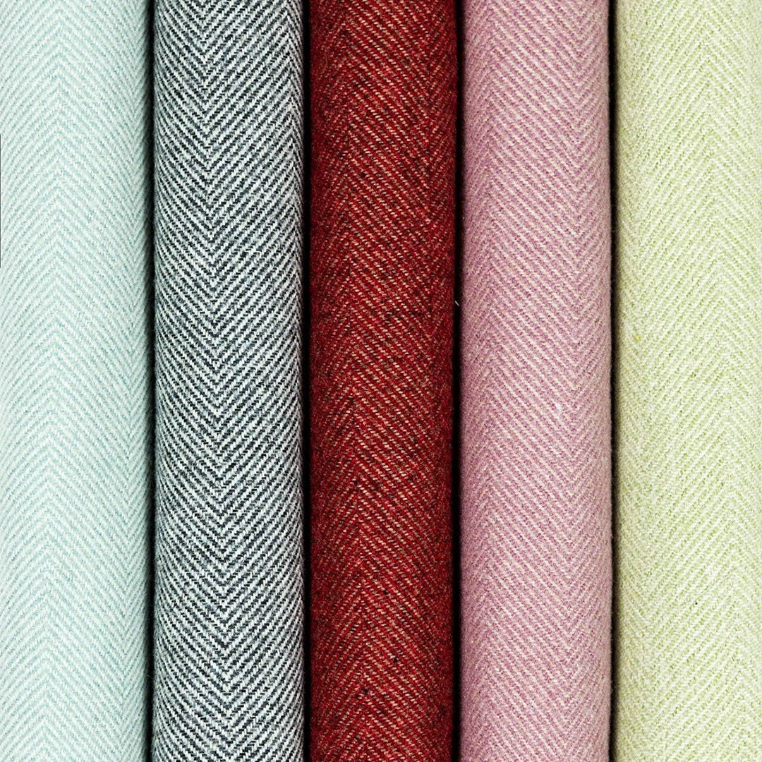 McAlister Textiles Herringbone Tweed | Kissenbezug für Sofakissen in Anthrazit Grau | 50 x 30 cm | t