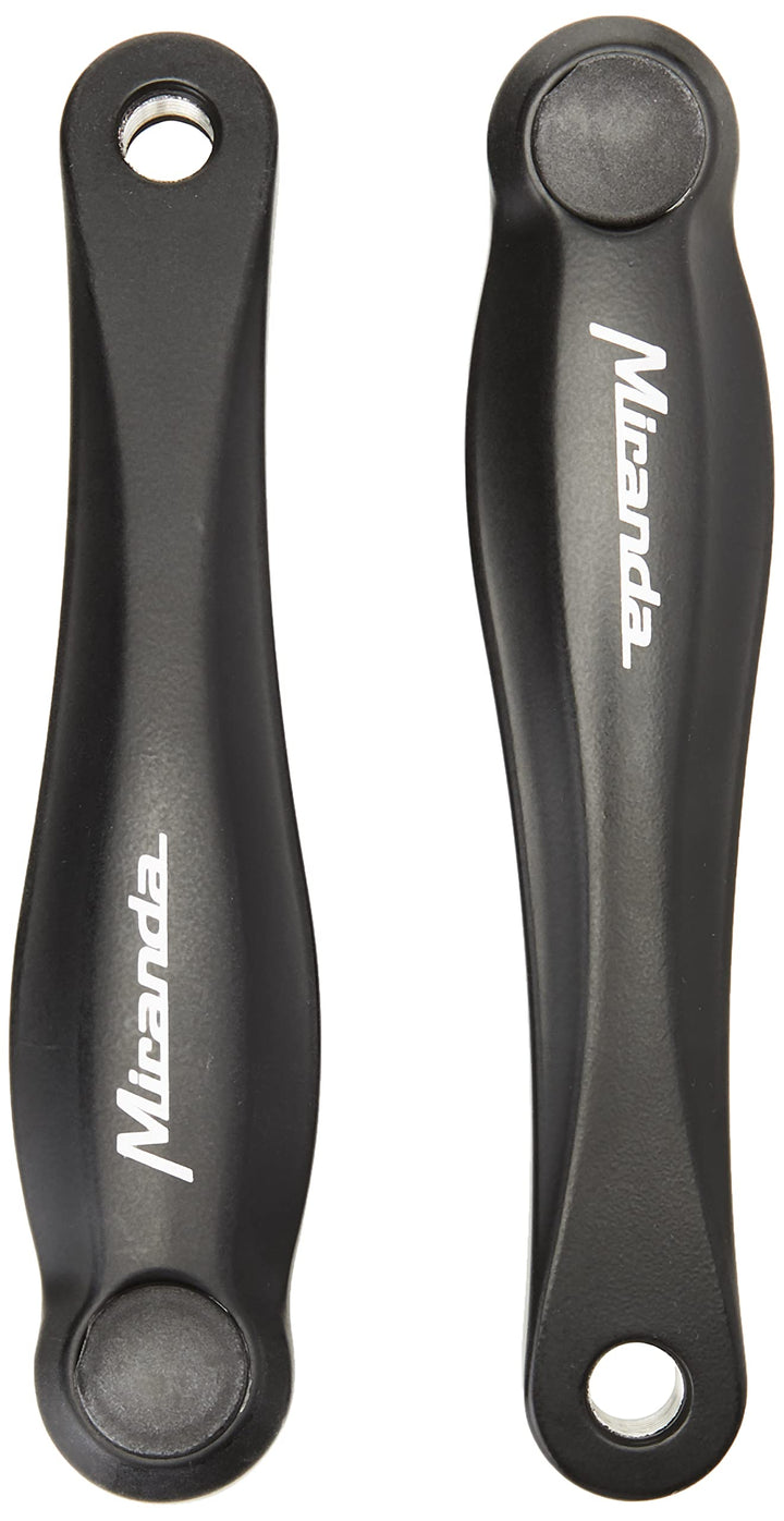 Miranda Unisex E Isis E Stil Paar L/H R/H E-Bike Kurbeln Beta, schwarz, 175 mm