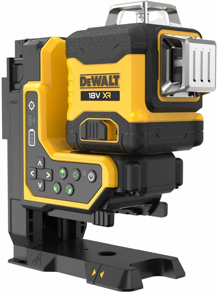 DEWALT 18V 3x360° Linienlaser mit Fernbedienung (grüne Laserdiode, 80m Arbeitsbereich (100m mit Empf