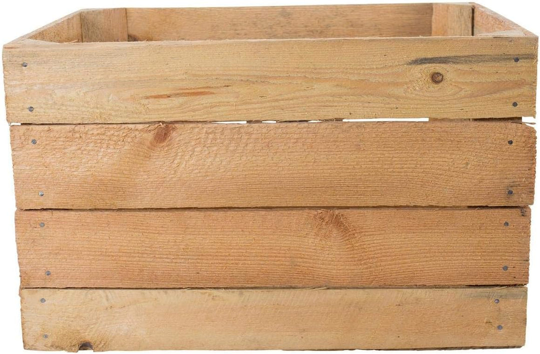 Vintage-Möbel24 Gebrauchte Obstkisten Weinkisten Massive Holzkisten Naturbelassen/Regal (4,8) 1, 1