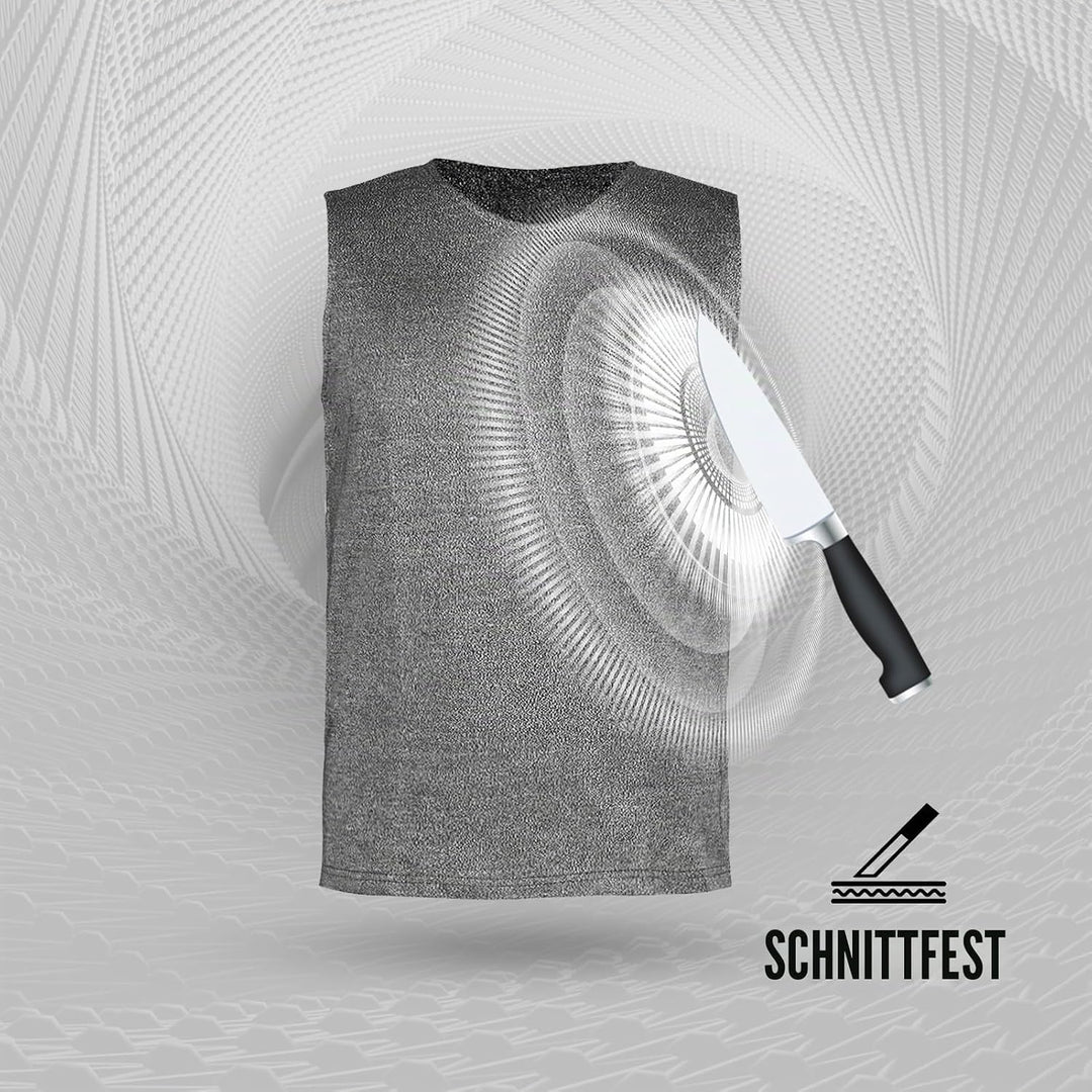 Schnittfeste Schutzweste Schnittschutzweste Güteklasse 5, PE-Faser, Messer-Sicherheitskleidung Anti-
