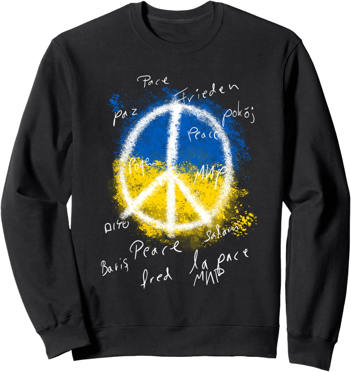 Frieden Freiheit Liebe Peace Menschen Ukraine Demonstration Sweatshirt