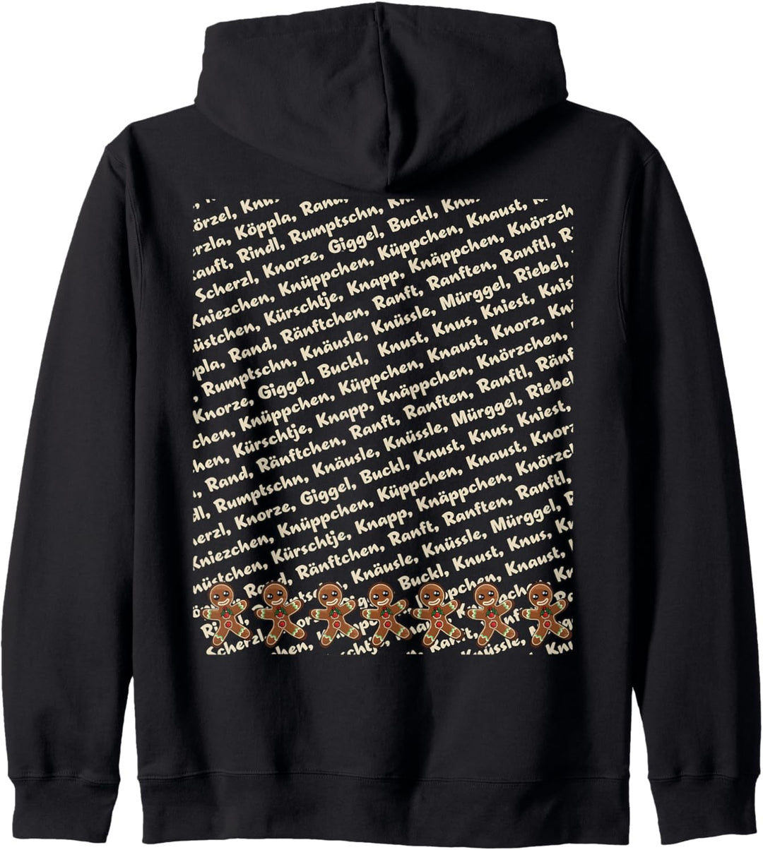 Knuust schriftzug Kapuzenjacke