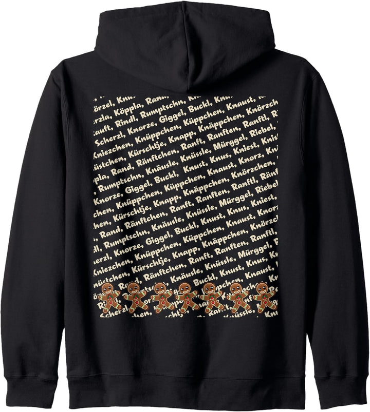 Knuust schriftzug Kapuzenjacke