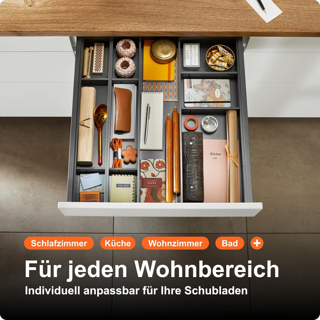 BLUM AMBIA-LINE Schubkastenrahmen schmal, NL450mm, Stahl oriongrau matt