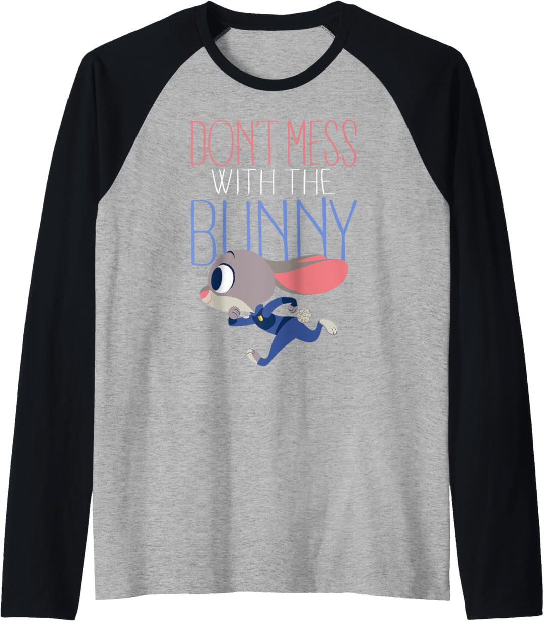 Disney Zootopia Judy Don't Mess With Her Raglan