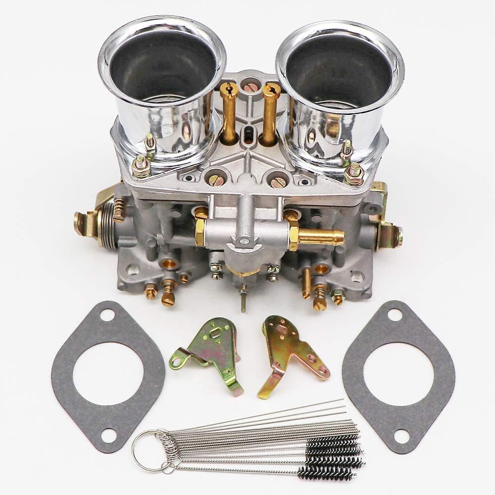 Dokili Vergaser mit Air Horn Ersatz für Weber 40 IDF 40mm BUG Beetle VW Fiat Prosche Solex Dellorto