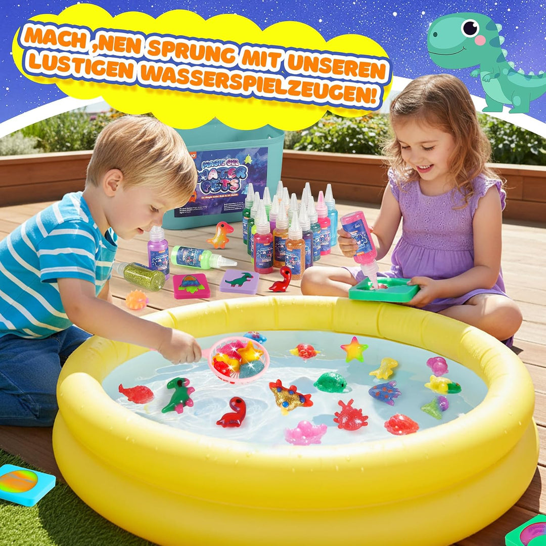 URMYWO Magic Water Gel Toy Kit, DIY 3D Magisches Wassergel-Spielzeug,kinder bastelset Set mit 36 Far
