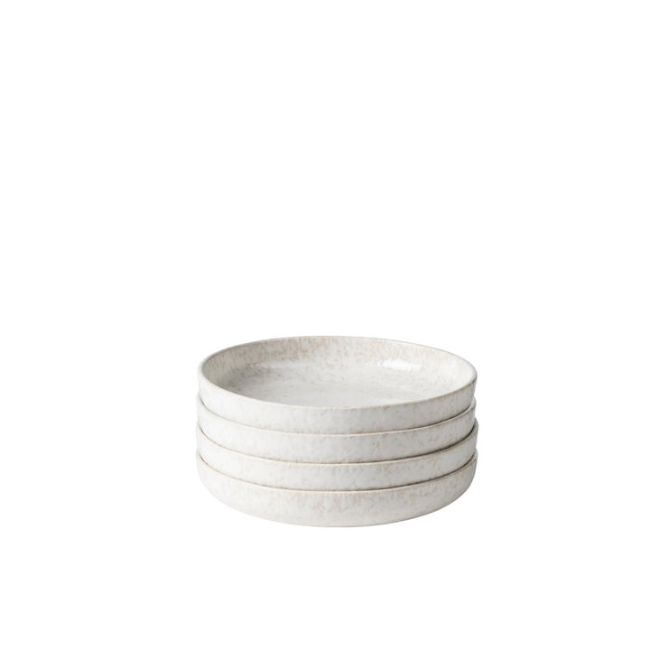 Suppenteller-Set, Steinzeug Alpenwiese Creme, Creme