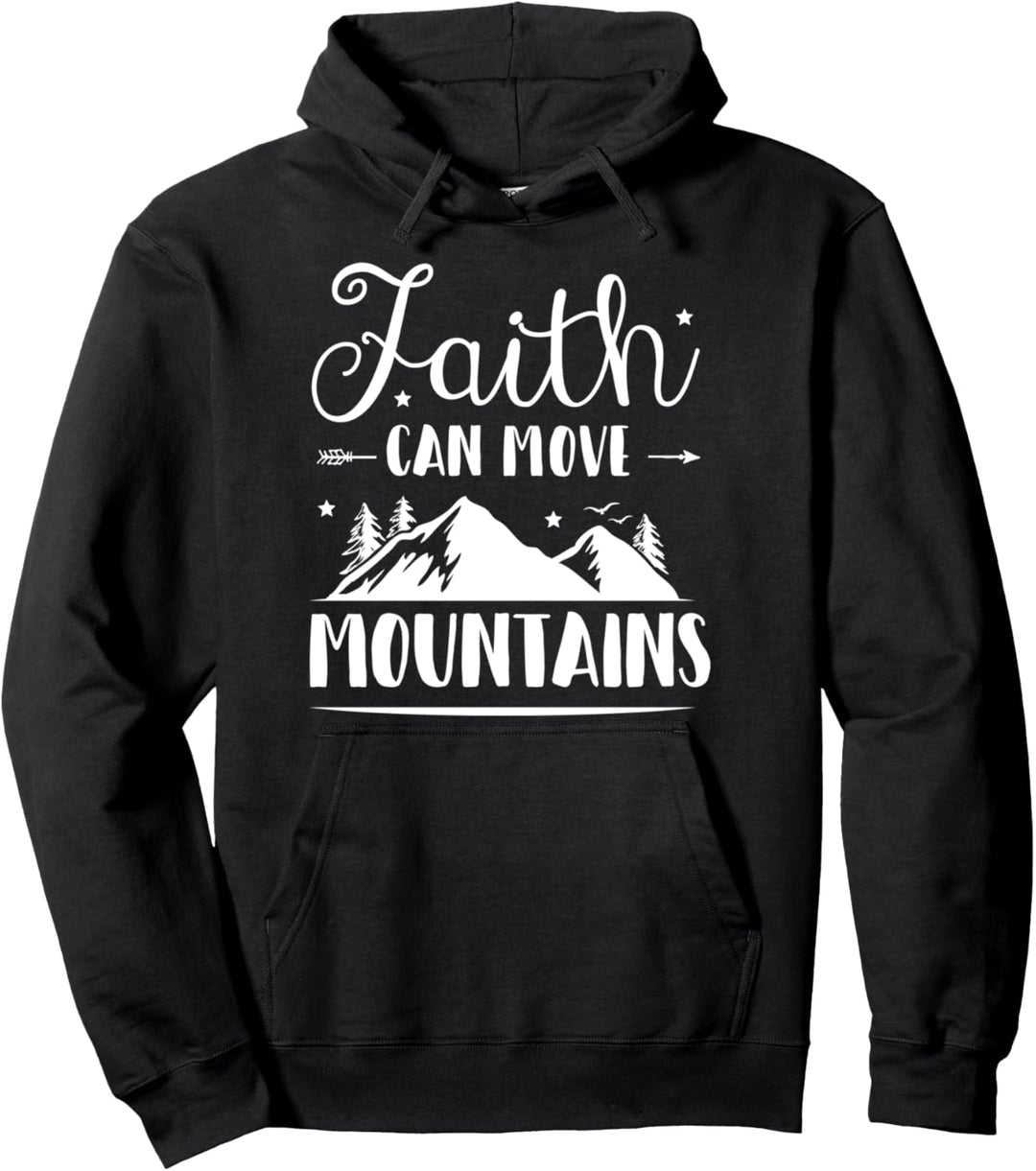 Glaube kann Berge versetzen, Christliches Design Frauen Pullover Hoodie