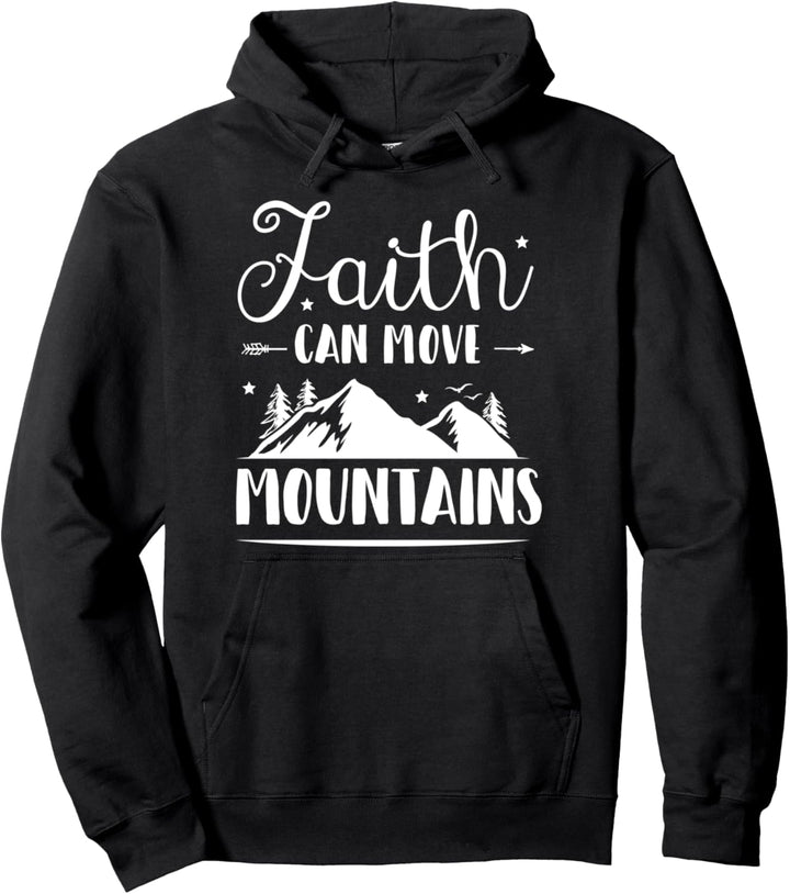 Glaube kann Berge versetzen, Christliches Design Frauen Pullover Hoodie