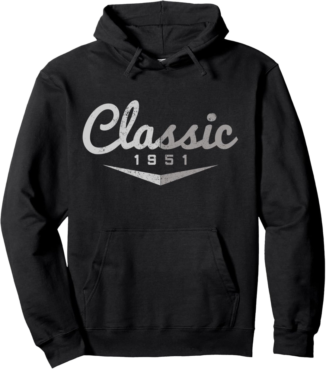 Vintage 1951 Classic 70. Geburtstag Lustig Geschenk 1951 Pullover Hoodie