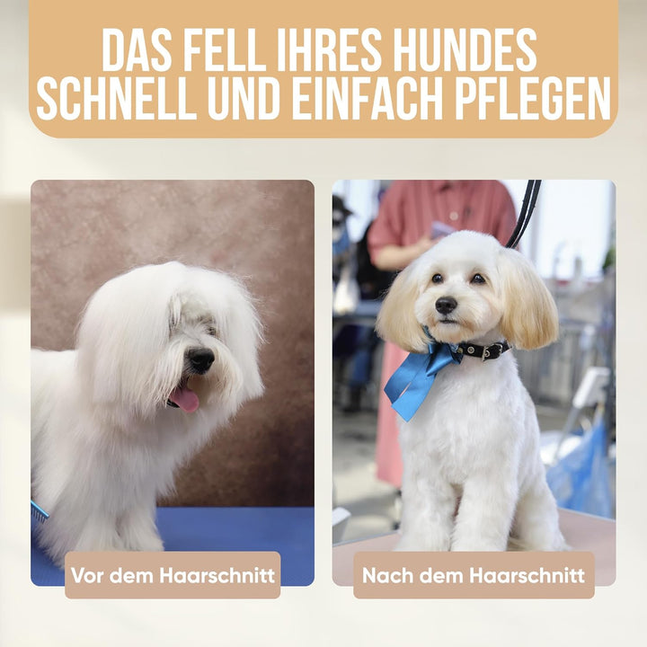 Strex Hundeschermaschine/Tierschermaschine Extra Leise - Kabellos - 5 Modi - Hundetrimmer für alle F