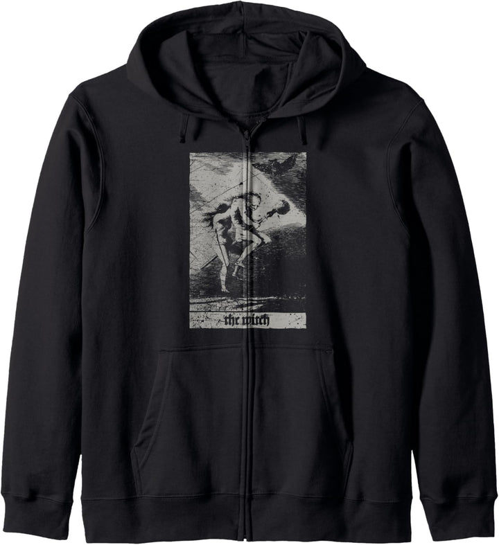 Okkult The Witch Occult Hexe Tarot Esoteric Vintage Grunge Kapuzenjacke