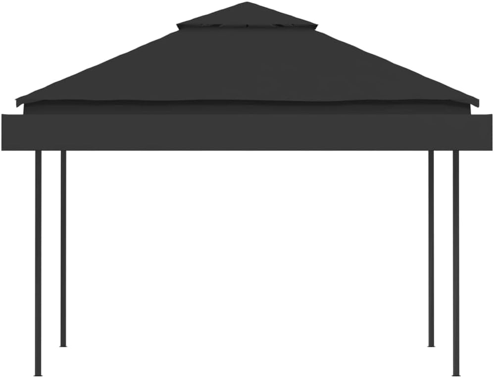 vidaXL Pavillon mit Doppelt Erweiterten Dächern Festzelt Partyzelt Gartenpavillon Gartenzelt Bierzel