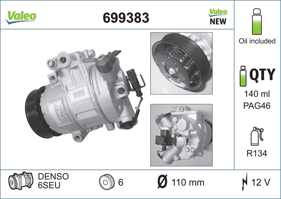 Valeo Kompressor Klimaanlage 699383