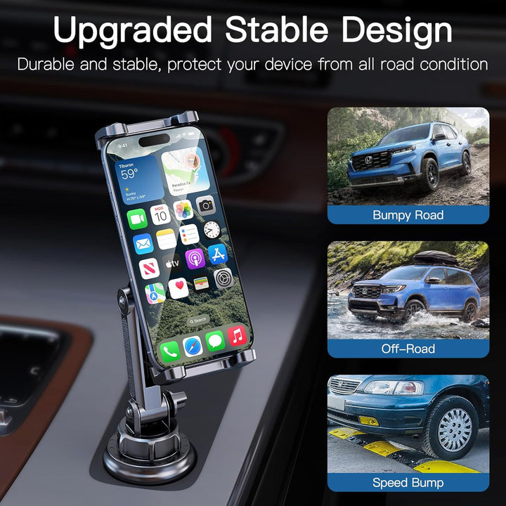 Cup Holder Telefon Tablet Mount für Auto, LKW, 360 ° drehbarer Standhalter und Verstellbarer Arm, ko