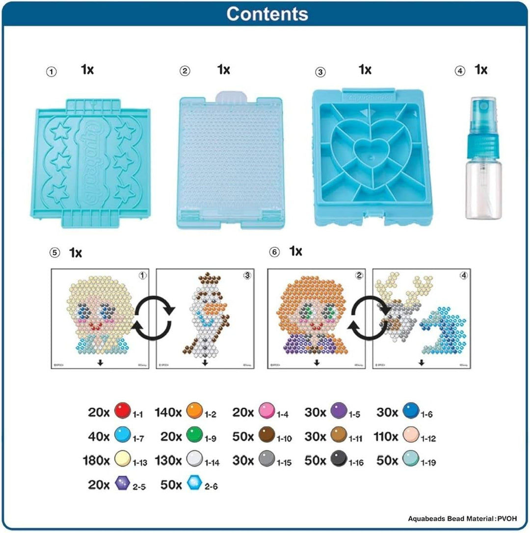 Aquabeads 31369 Die Eiskönigin 2 Motivset - Bastelset Klassisch, Klassisch