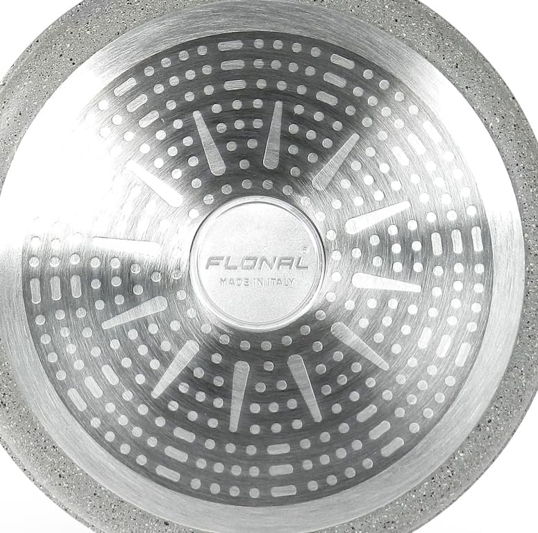 Flonal Dura Induction Wok, Gesund Kochen & Braten, Antihaft & Extrem Kratzfest, Für Induktion, Gas,