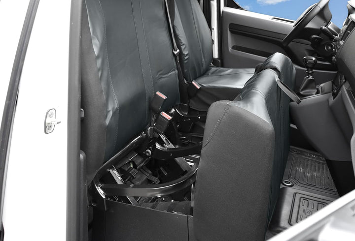 Z4L Passgenaue Kunstleder Sitzbezüge VIP ideal angepasst 1+2 (3-Sitzer) geeignet für Vivaro C ab 201