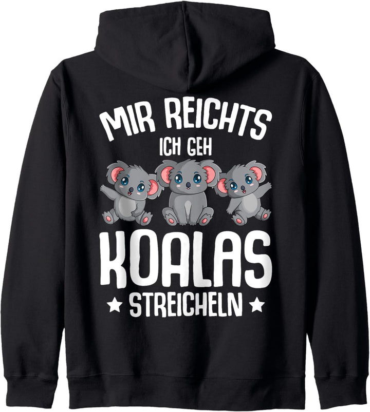 Koala Koalabär Kinder Damen Mädchen Kapuzenjacke