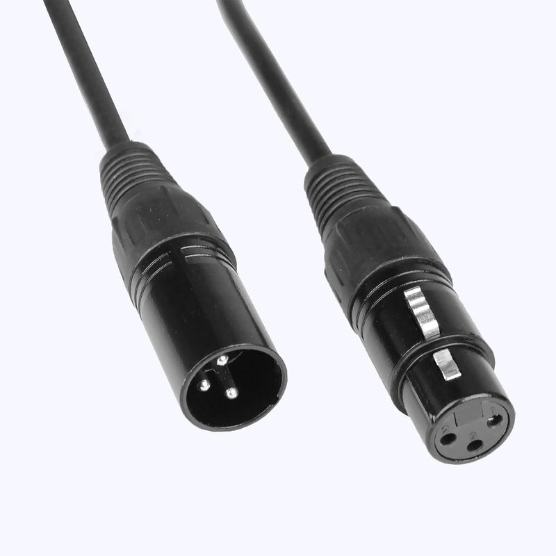 TSSS 10 Stück 1 Meter 3 Pin Stecker XLR Buchse Zwischenstecker Kabel DMX Signal Draht für Bühnenbele