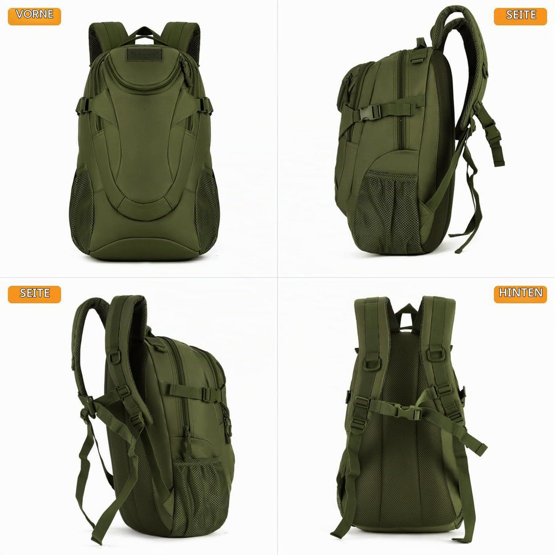 VINBAGGE Rucksack Molle Taktische Motorrad Wanderrucksack Outdoor Wasserdicht Trekkingrucksack 25L C