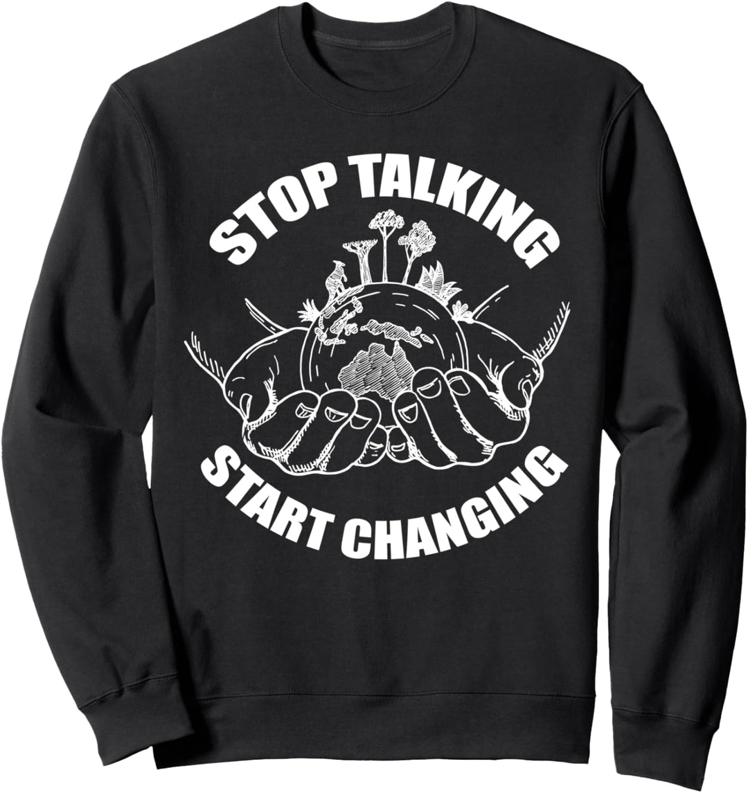 Klimawandel Klimaschutz Erderwärmung - Erde Planet Sweatshirt