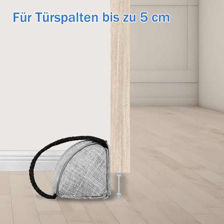 JINMEE Zugluftstopper für Türen 90cm, Dreieckigen Zugluftstopper Ideale Abdichtung Gewichtet Luftzug