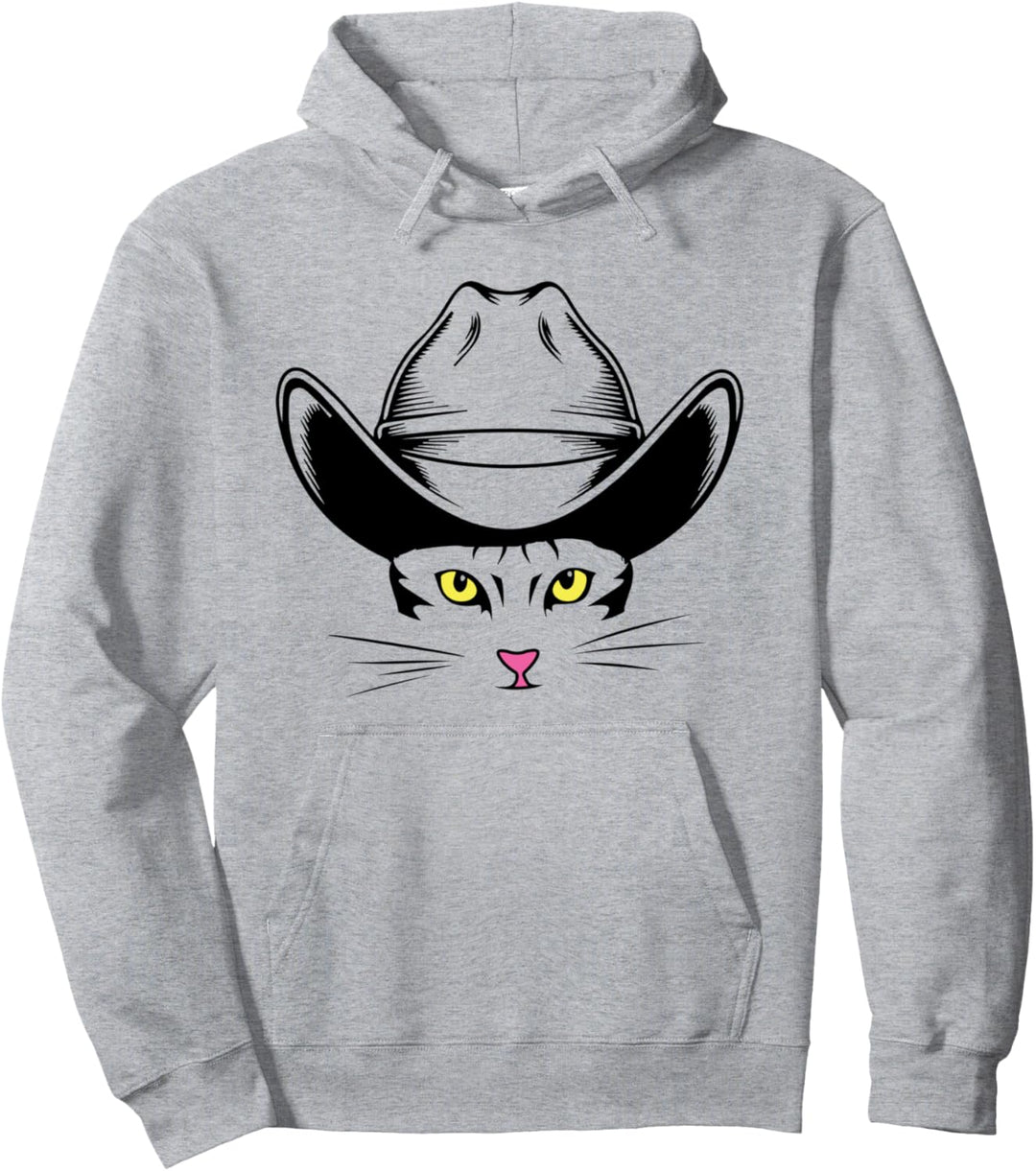 Meowdy Katze, Lustige Cowboy-Katze Meme, Howdy Katze Pullover Hoodie