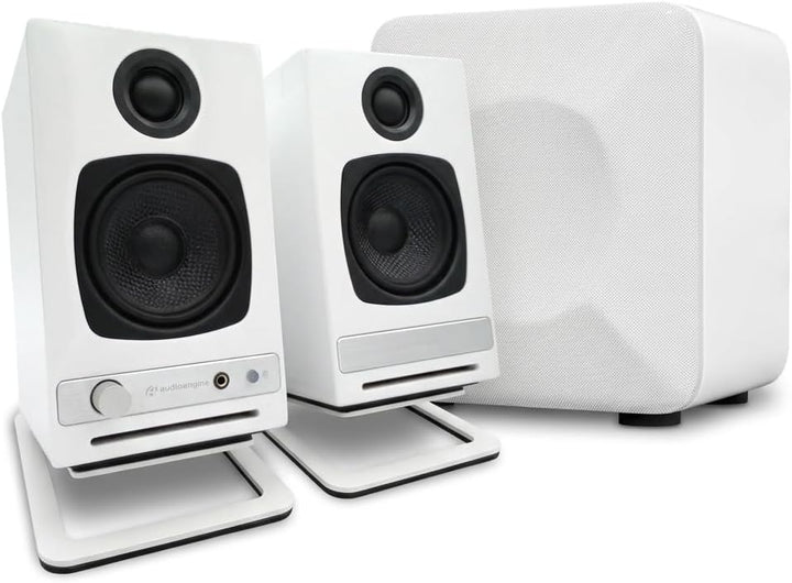 Audioengine HD3 Wireless Speakers mit Bluetooth - 60W Verkabelt Computer-Lautsprecher für Desktop-Mo