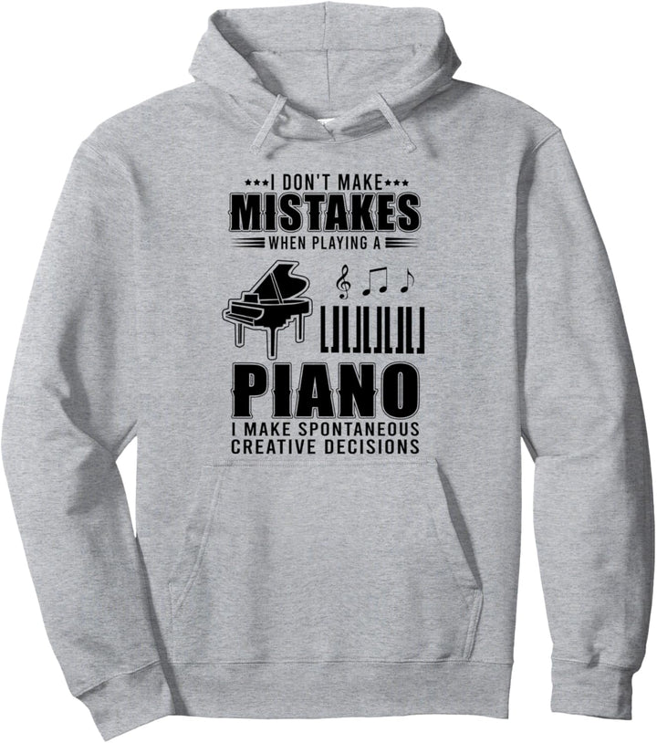 Lustiger Spruch für Klavierspieler Musiker Pullover Hoodie